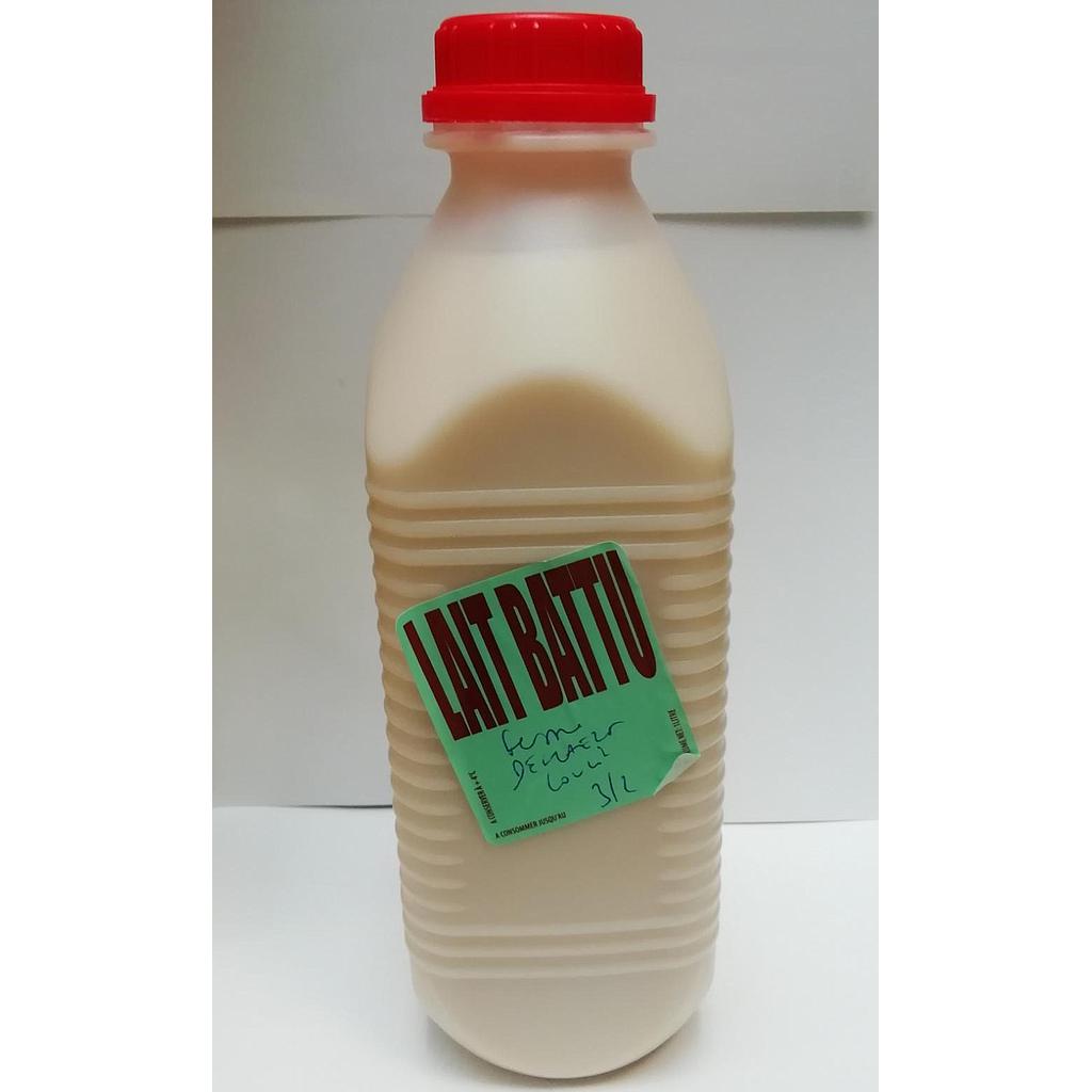 Lait de Vache Battu - 1L (Dehaeze / Ferme des Tilleuls)